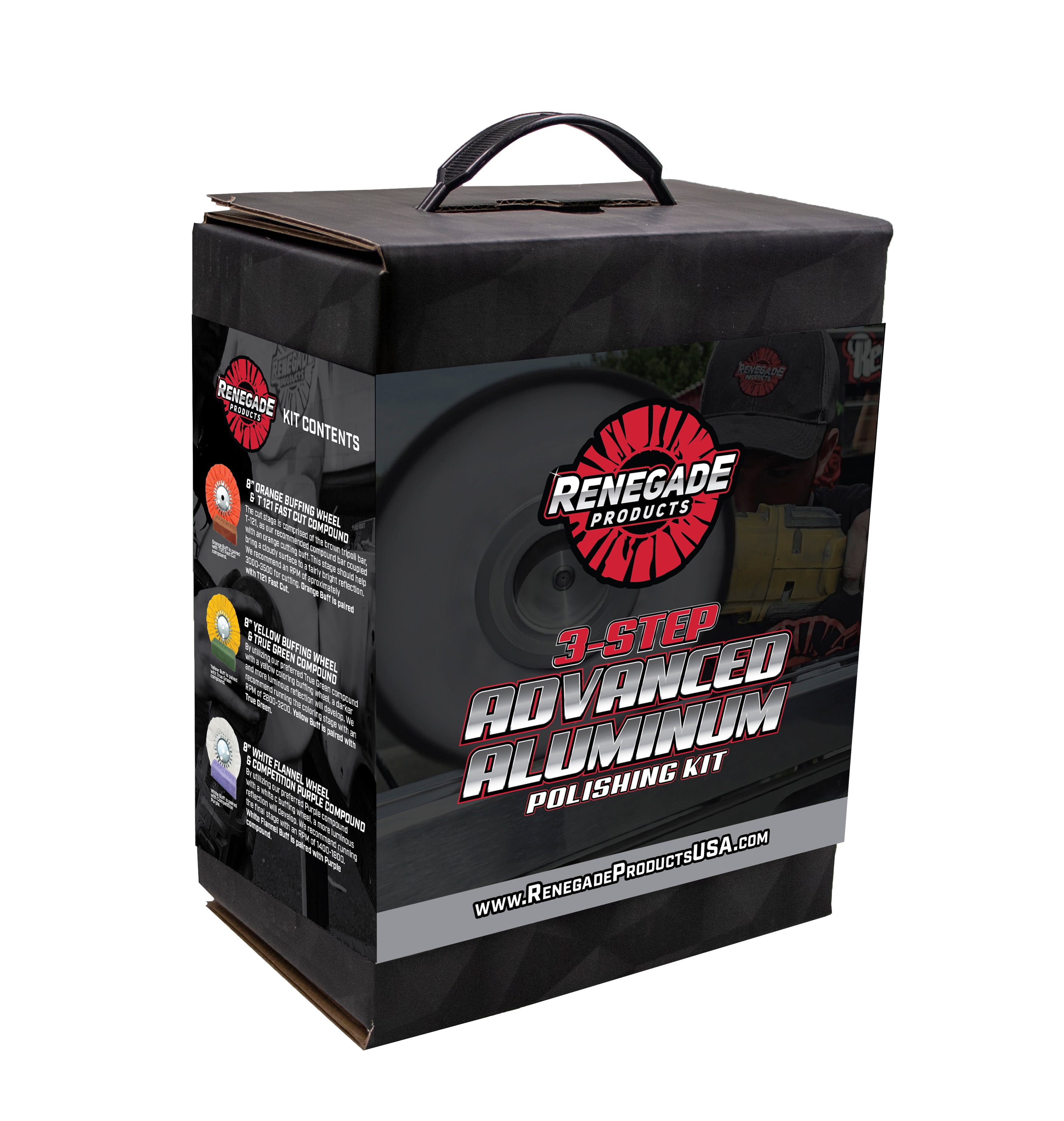 3-Step Advanced Aluminum Polishing Kit | Renegade Products USA