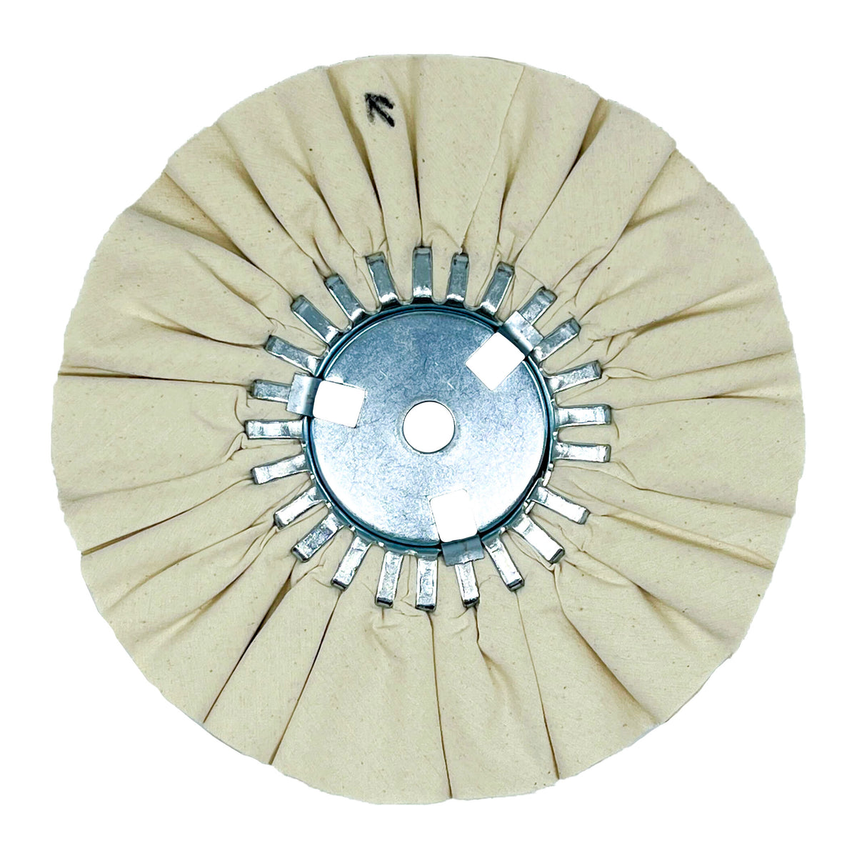 Renegade Products USA Muslin UBM Airway Buffing Wheel with Center Plate - Professional Buffing Tool for Precise Polishing and Finishing