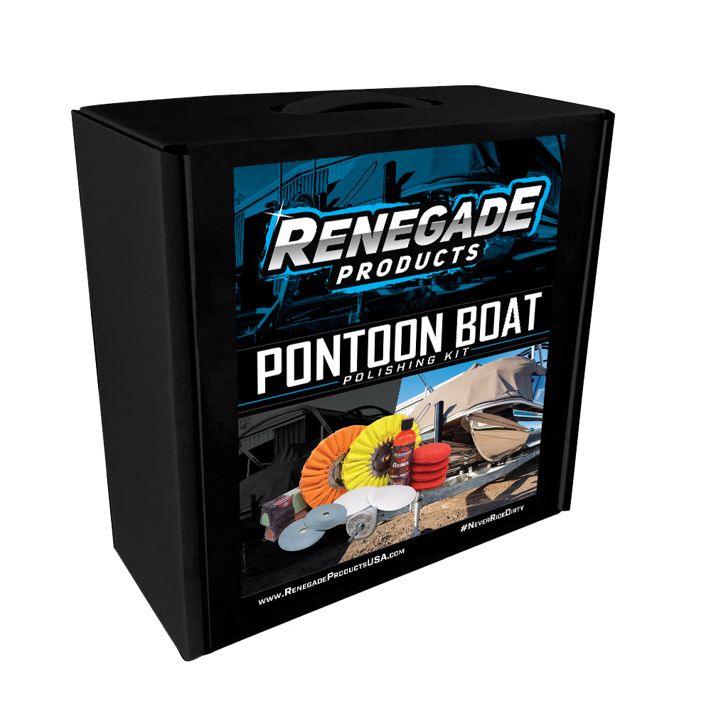 How to polish a Pontoon Boat (Pontoon Boat Polishing Kit