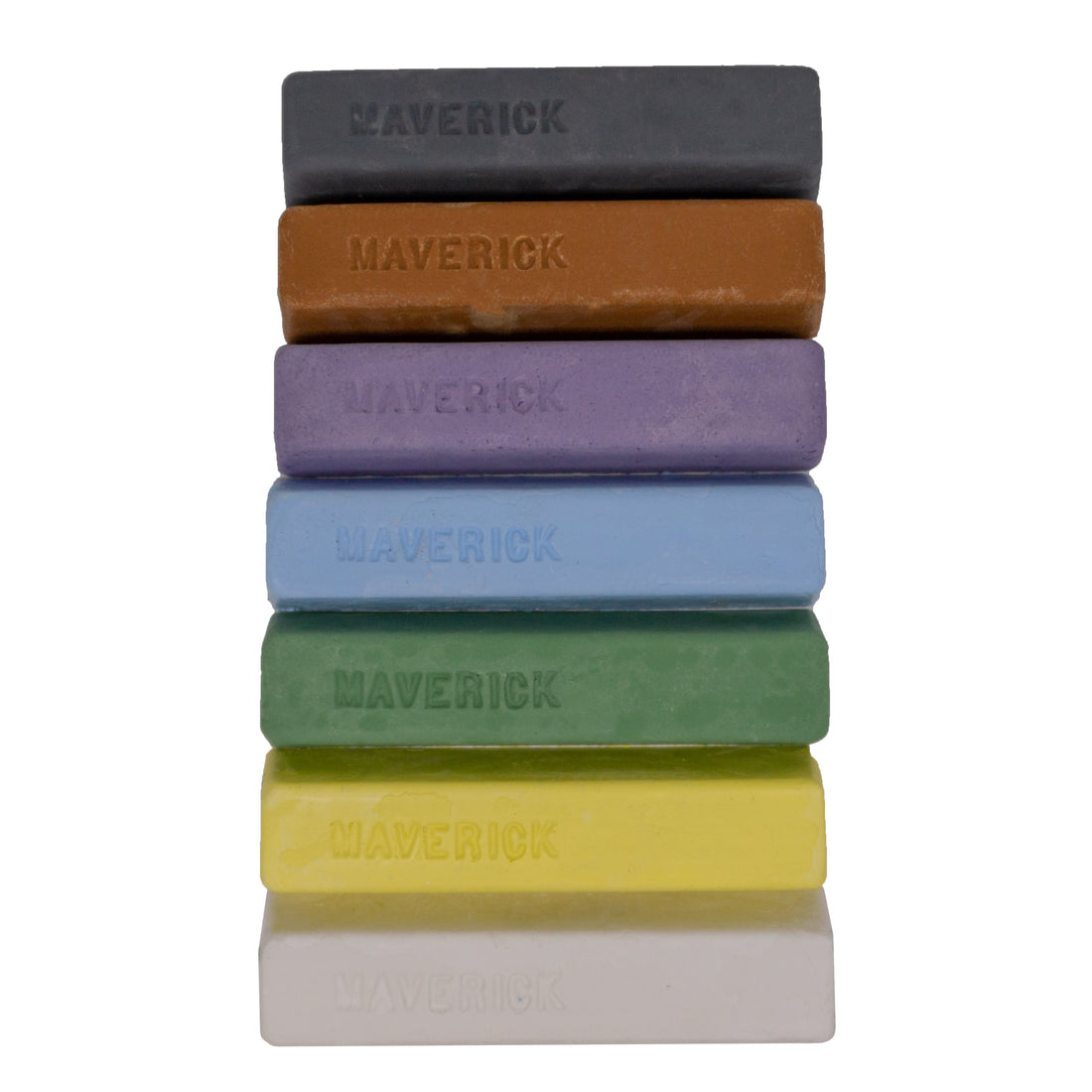 Maverick color-coded metal polishing compound bars