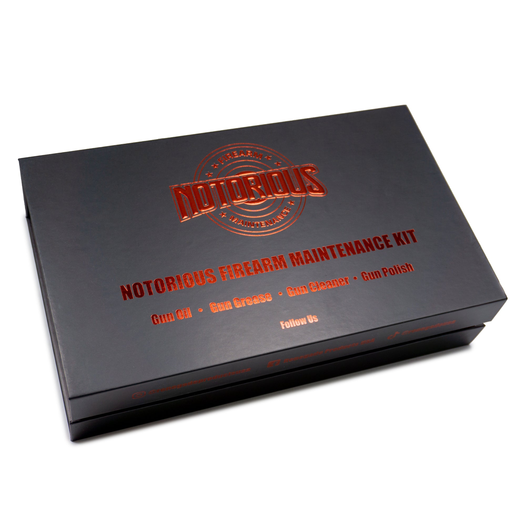 Renegade Products Notorious Firearm Maintenance Kit View of Boxed Packaging