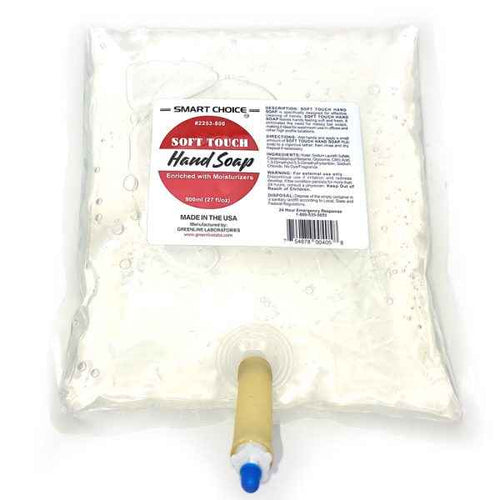 Soft Touch Antibacterial Hand Soap 800 ML Bag – Gentle, Professional & Germ‑Fighting Hand Soap
