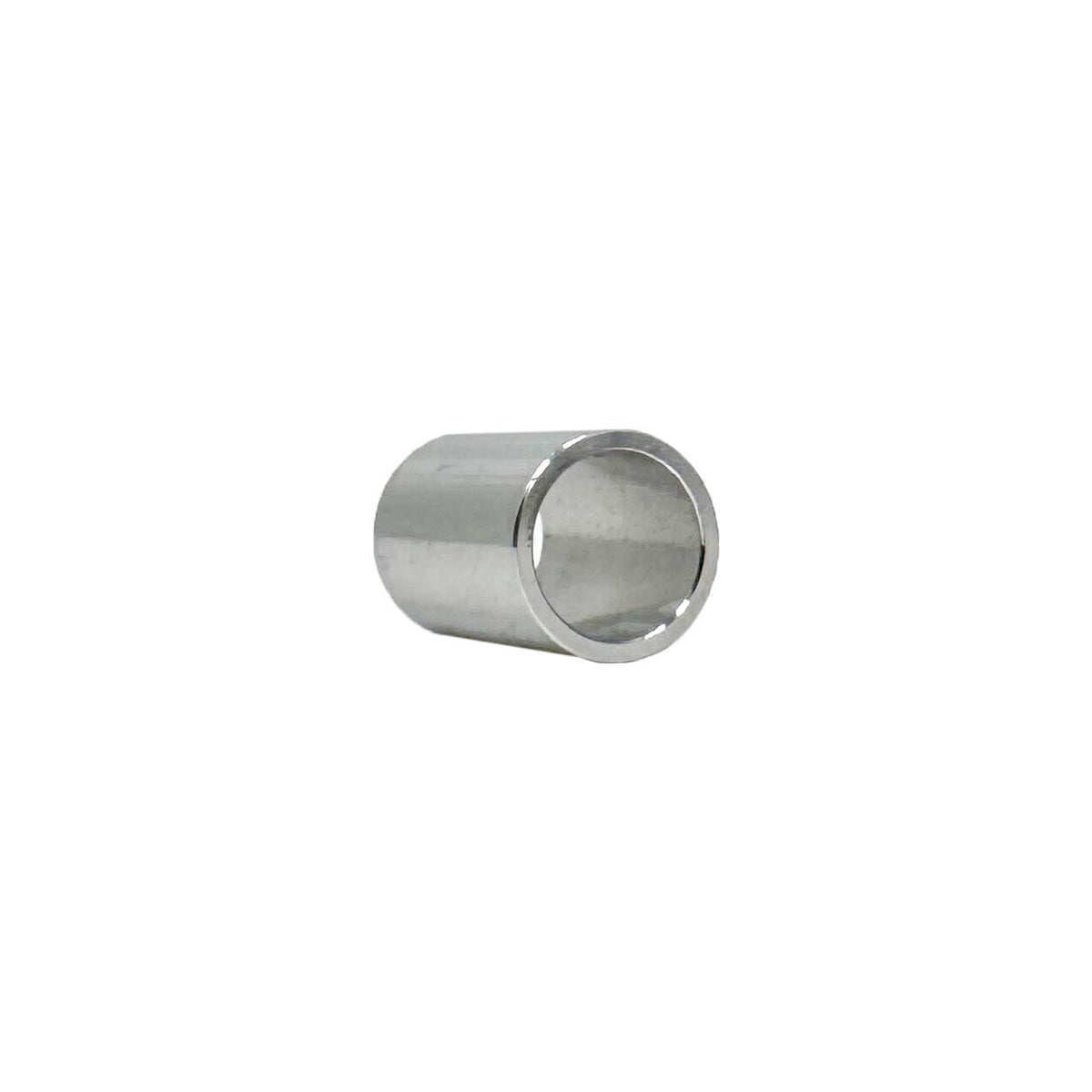1/2 to 5/8 shaft adapter fitted in an airway buffing wheel for bench grinders
