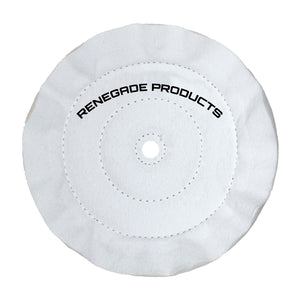 Variety of Specialty Stitched Buffing Wheels including flannel and spiral-sewn options for effective metal polishing.