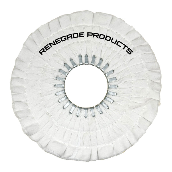 10-inch N5 Predator Airway Buffing Wheels with enhanced #5 Pack construction for increased durability and effectiveness.