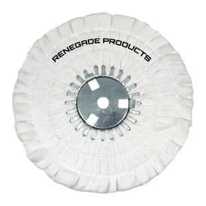 10-inch N5 Predator Airway Buffing Wheels, robust 20-Ply and 26-Ply for metal polishing.