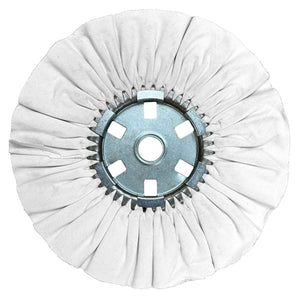Assorted 12, 14, 16, and 20 airway buffing wheels from Maverick Abrasives, 5-pack for polishing machines.