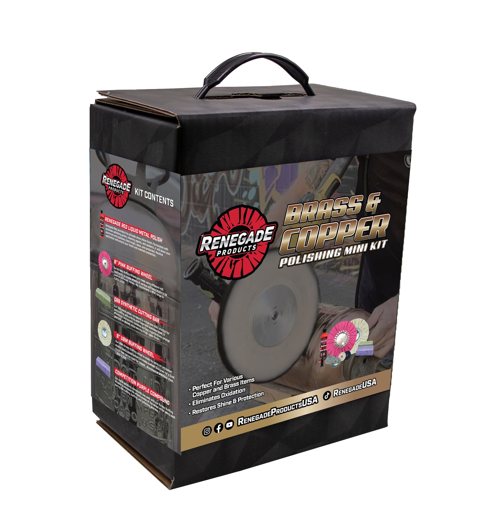 Brass & Copper Polishing Mini Kit - Renegade Products USA
