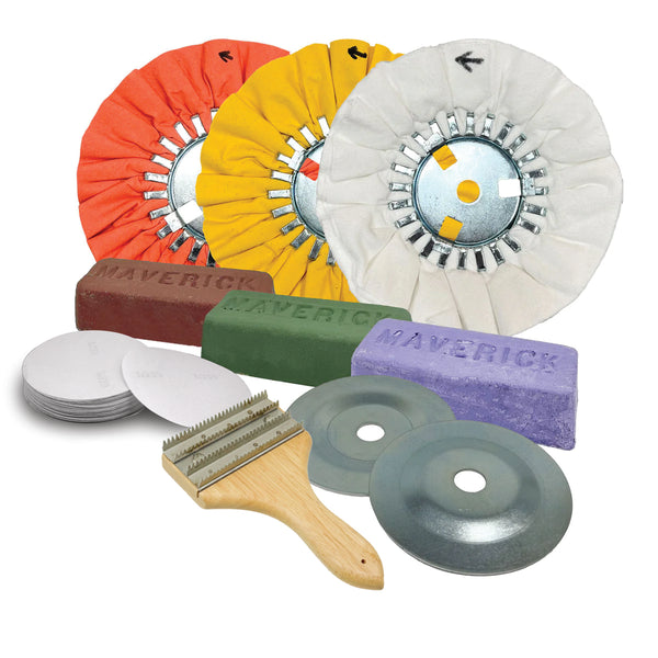 Kit de pulido de aluminio de 3 pasos