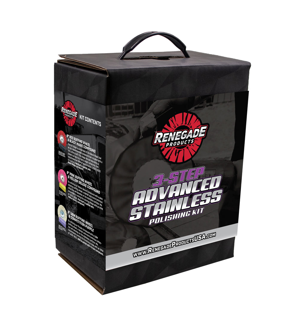 3-Step Advanced Stainless Steel Polishing Kit
