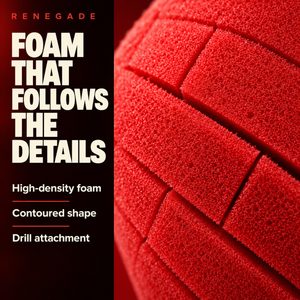 4-Inch Foam Polishing Cone with 1/4" Hex Attachment