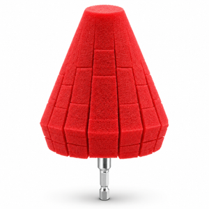 4-Inch Foam Polishing Cone with 1/4" Hex Attachment