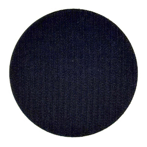 5-inch Semi-Flex Backing Pad for Rotary Sanding with 5/8-inch-11 thread pattern, durable polycarbonate construction.