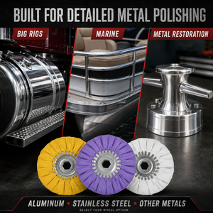 6" Mini Airway Buffing Wheels application guide