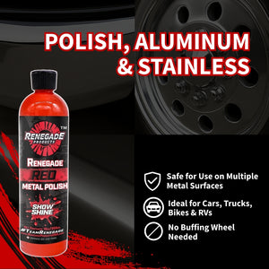 Renegade Red Show Shine Liquid Metal Polish