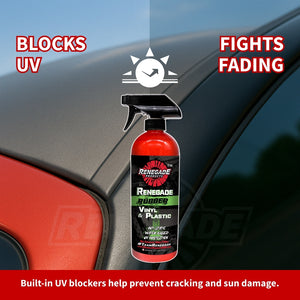 Conditionneur pour caoutchouc, vinyle et plastique Renegade