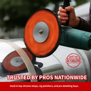 Brides de sécurité amovibles pour le polissage à grande vitesse (pour disques de polissage AVEC plateaux centraux)