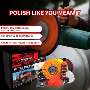Kit de polissage des métaux et de restauration pour poids lourds 
