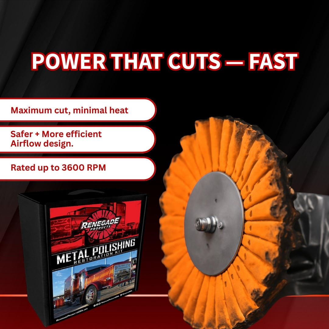 renegade polish big rig semi truck restoration kit buffing wheel renegade polish big rig semi truck restoration kit buffing wheel