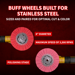 Mini kit de polissage pour acier inoxydable