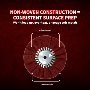 Disques de polissage Satin Airway pour meuleuses d'angle - Lot de 5 - Offre en gros 