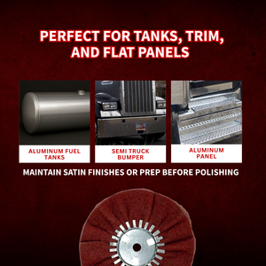 Disques de polissage Satin Airway pour meuleuses d'angle - Lot de 5 - Offre en gros 