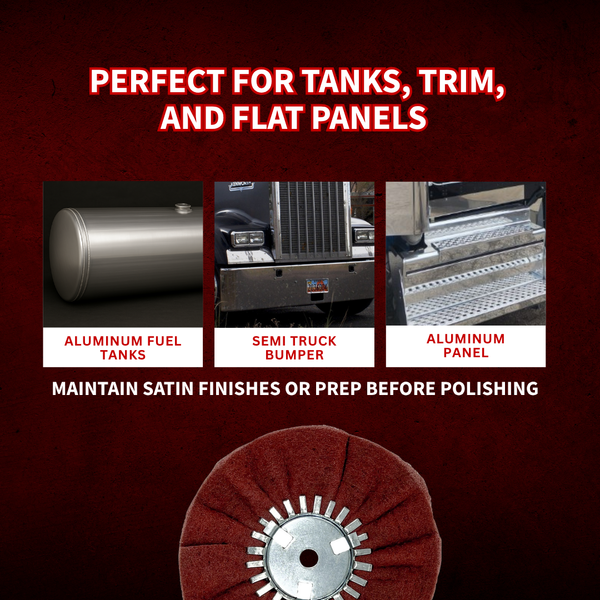 Disques de polissage Satin Airway pour meuleuses d'angle - Lot de 5 - Offre en gros 