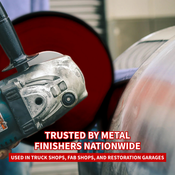 Disque de polissage satiné ultra-fin et très fin pour meuleuses d'angle 