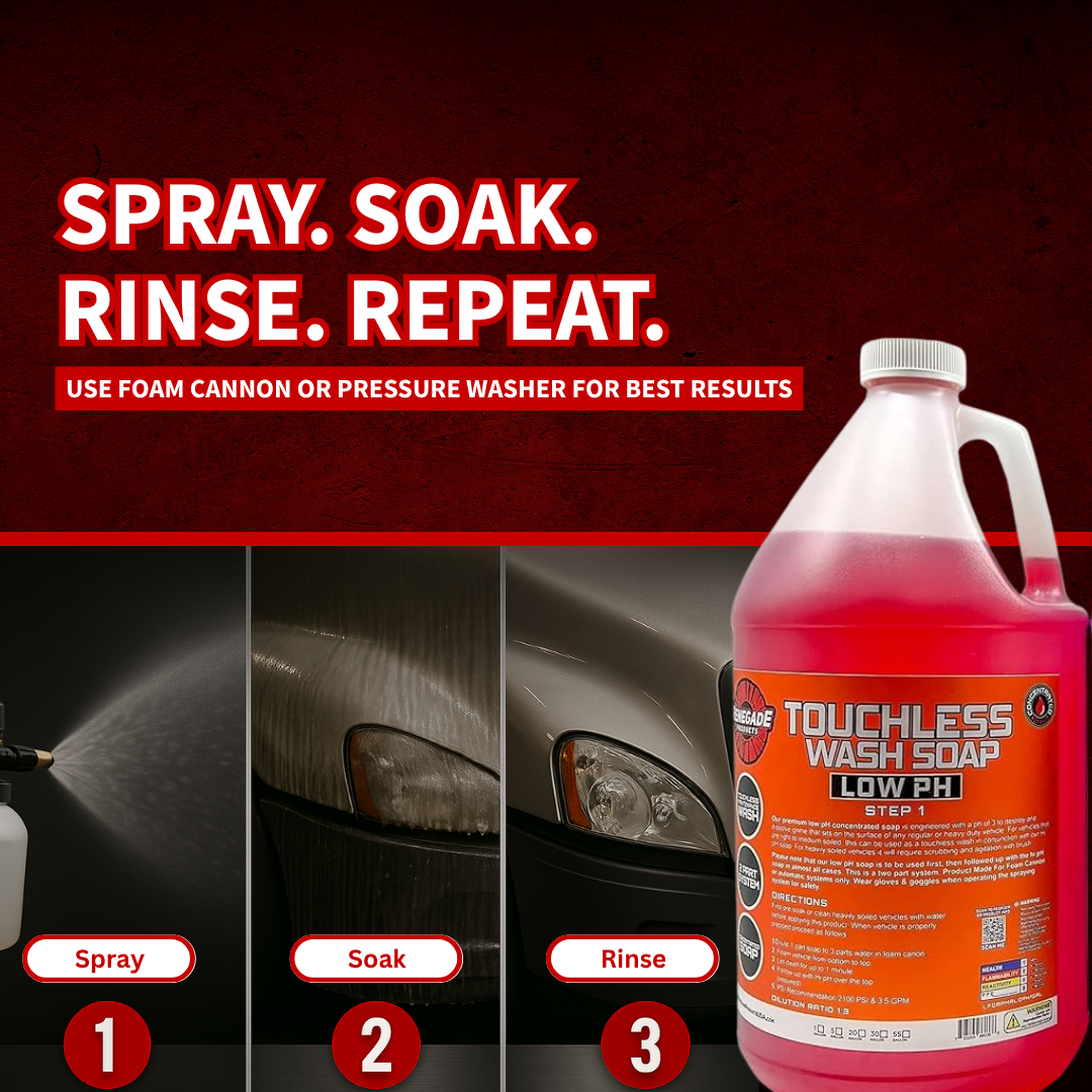 Touchless 2-Step Truck Wash Soap System