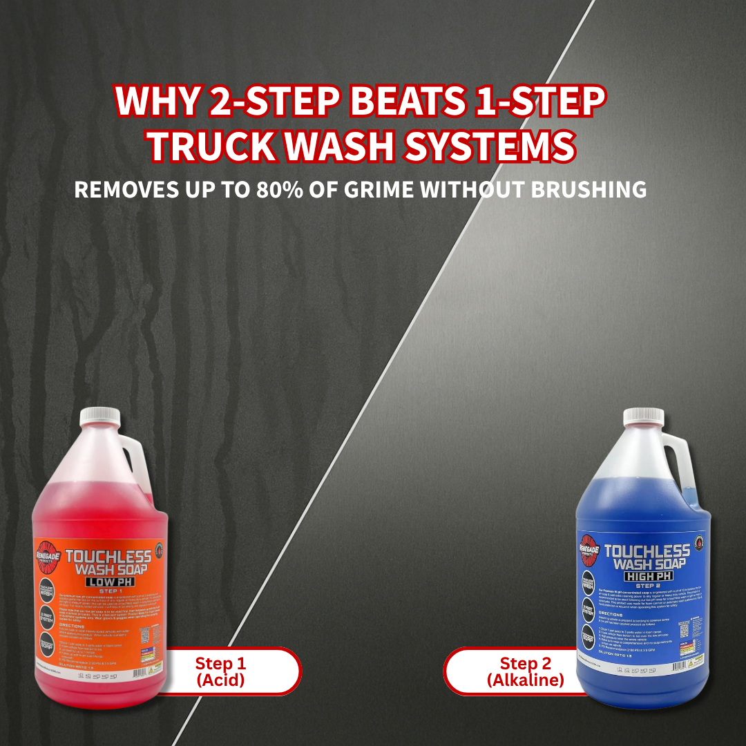 Touchless 2-Step Truck Wash Soap System