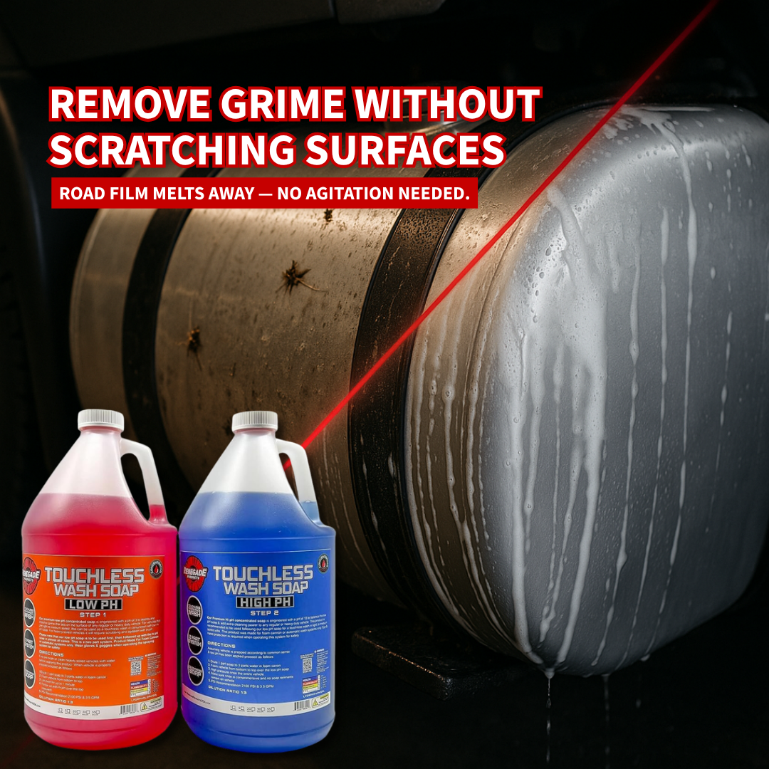 Touchless 2-Step Truck Wash Soap System