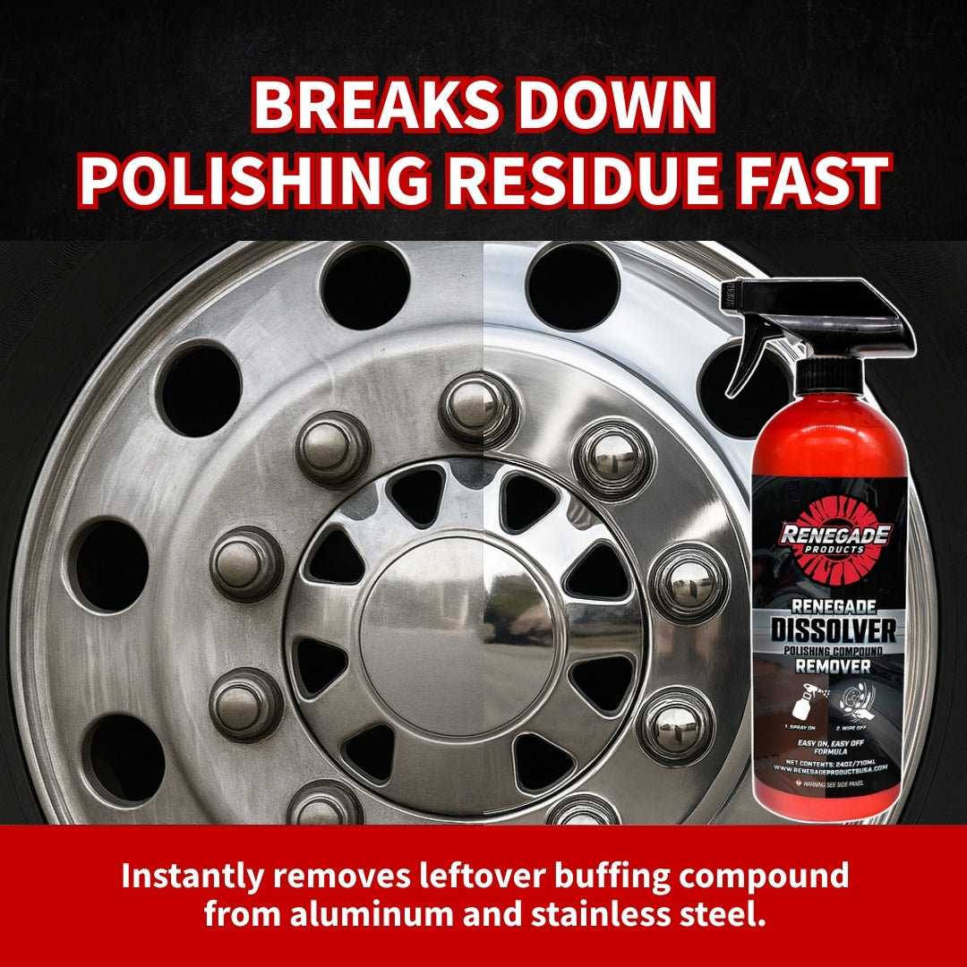 Dissolver Polishing Compound Remover