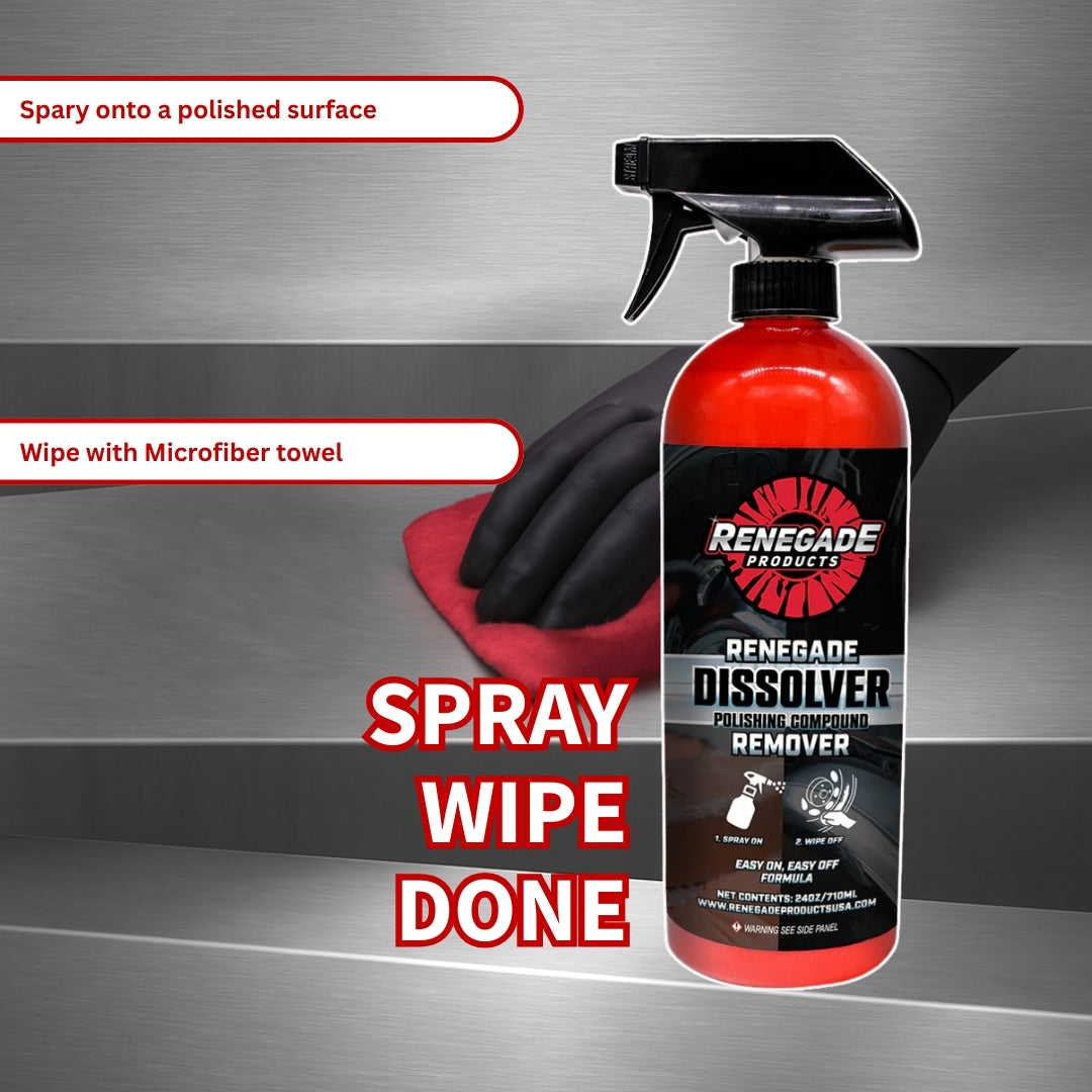 Dissolver Polishing Compound Remover