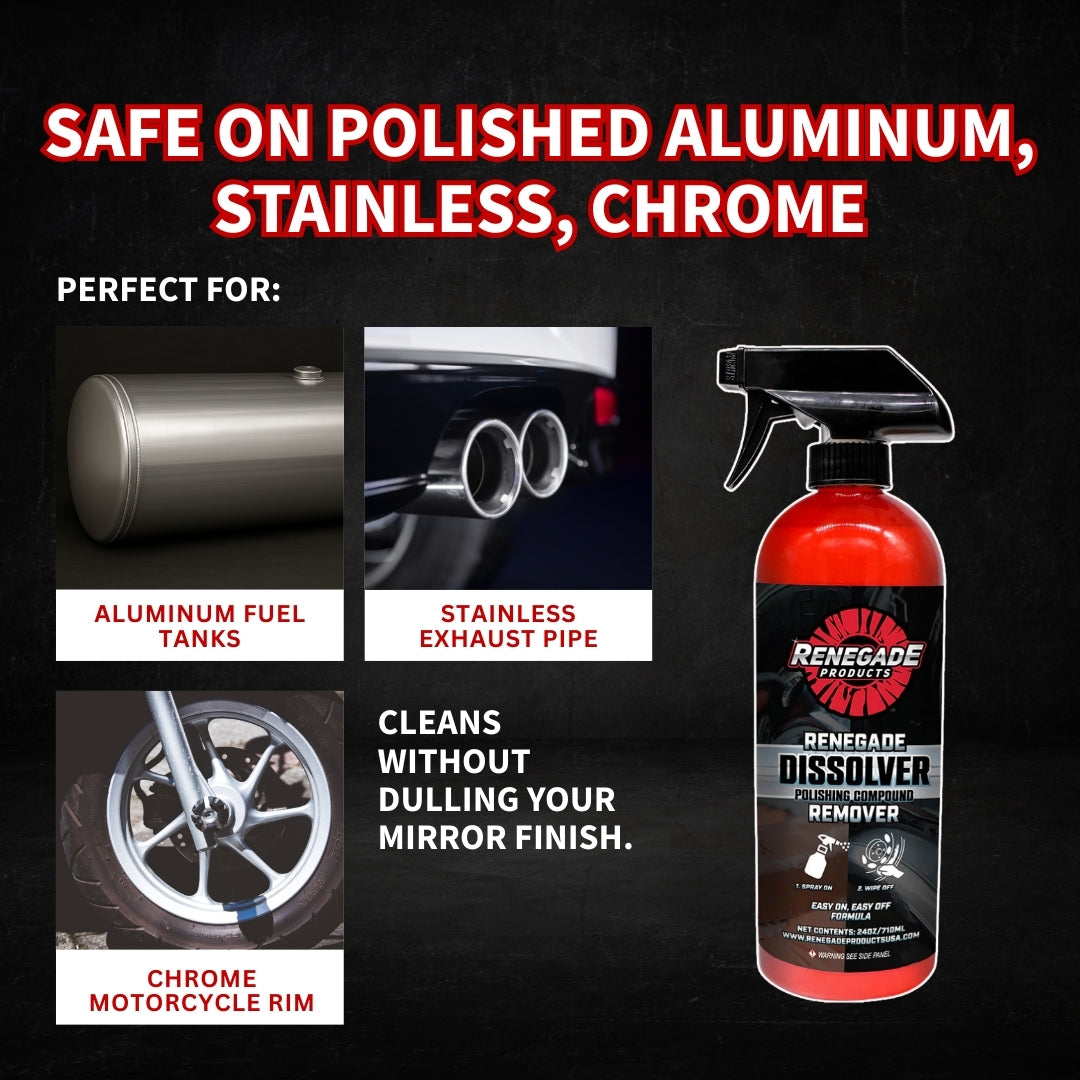Dissolver Polishing Compound Remover