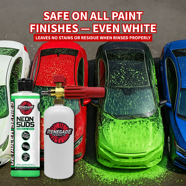 Lavage et cire colorés Neon Suds