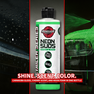 Lavage et cire colorés Neon Suds