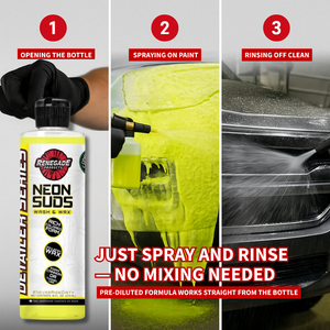 Lavage et cire colorés Neon Suds