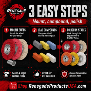 DIY Polishing Bundles for Bench & Angle Grinders