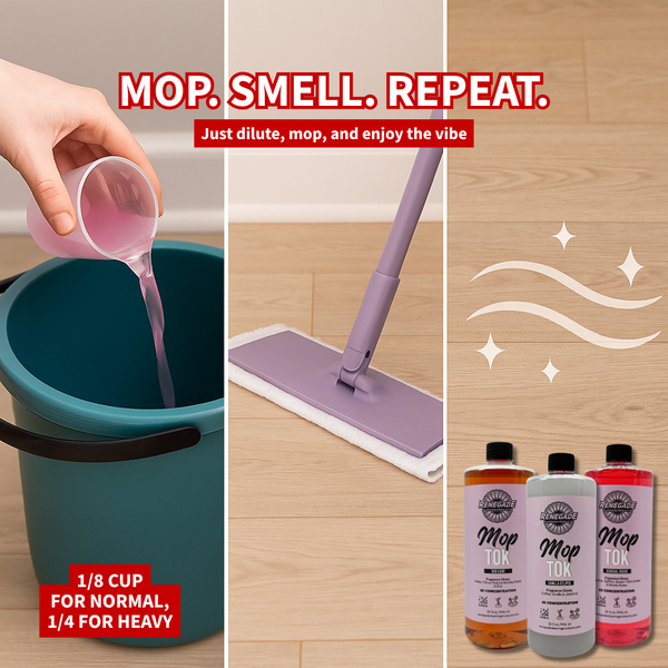 Mop Tok : Solution de savon de luxe concentrée 6X pour balai (946 ml)