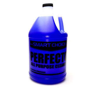 gallon bottle of Perfecto All Purpose Cleaner (blue) on a white background