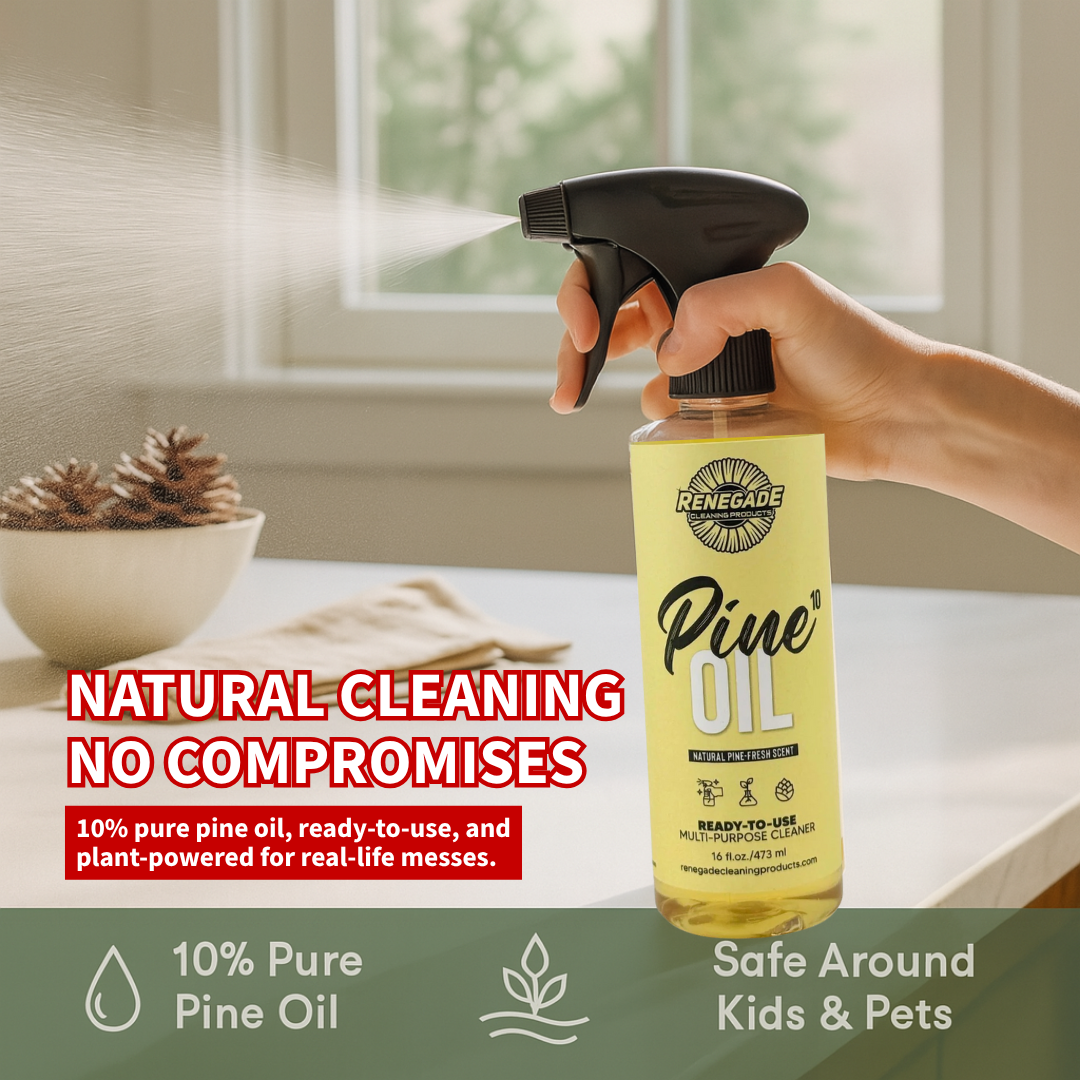 Pine Oil 10 Cleaner: 10% Pure Pine Oil - Ready To Use, Plant‑Powered Disinfectant