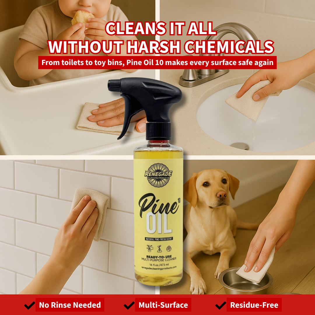 Pine Oil 10 Cleaner: 10% Pure Pine Oil - Ready To Use, Plant‑Powered Disinfectant