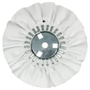 Case Pack of 5 Airway Buffing Wheels for metal polishing, offering tailored stiffness and treatments for different metals.