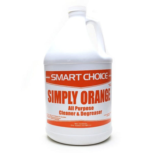 white Gallon container of Simply Orange All Purpose Cleaner & Degreaser on a white background