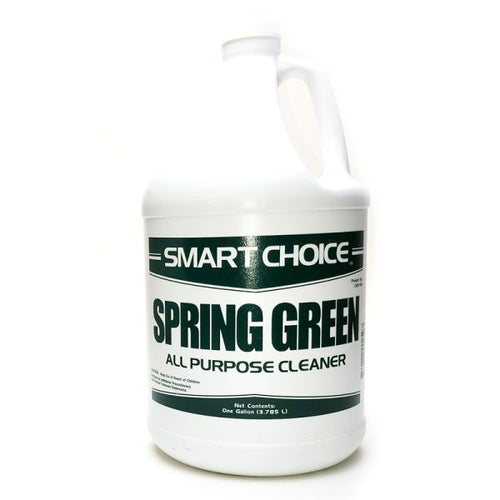 gallon bottle of Spring Green all-purpose cleaner bottle on a white background