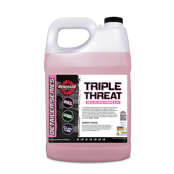 Product image of Triple Threat All-In-One Formula, a versatile car care solution for detailing and protection.