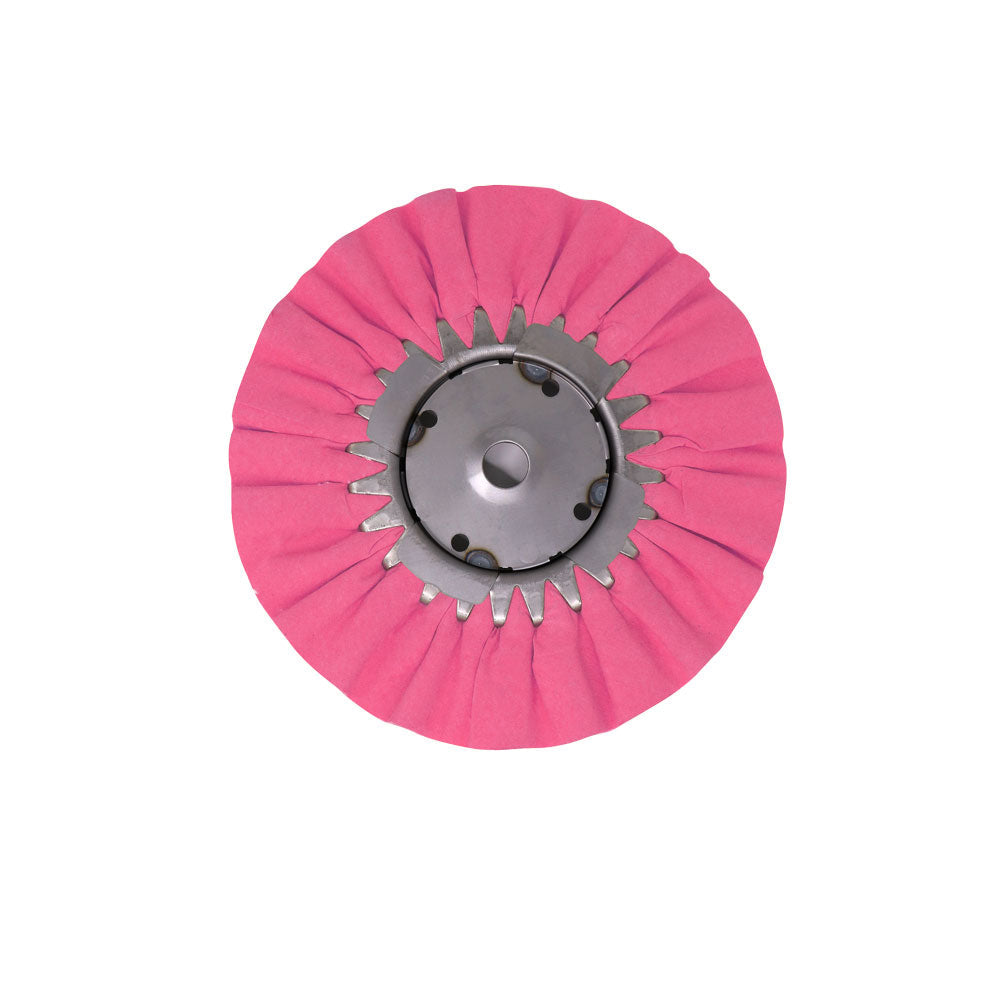 Case pack of 5 Airway Buffing Wheels for metal polishing with various treatments for optimal performance on different metals.