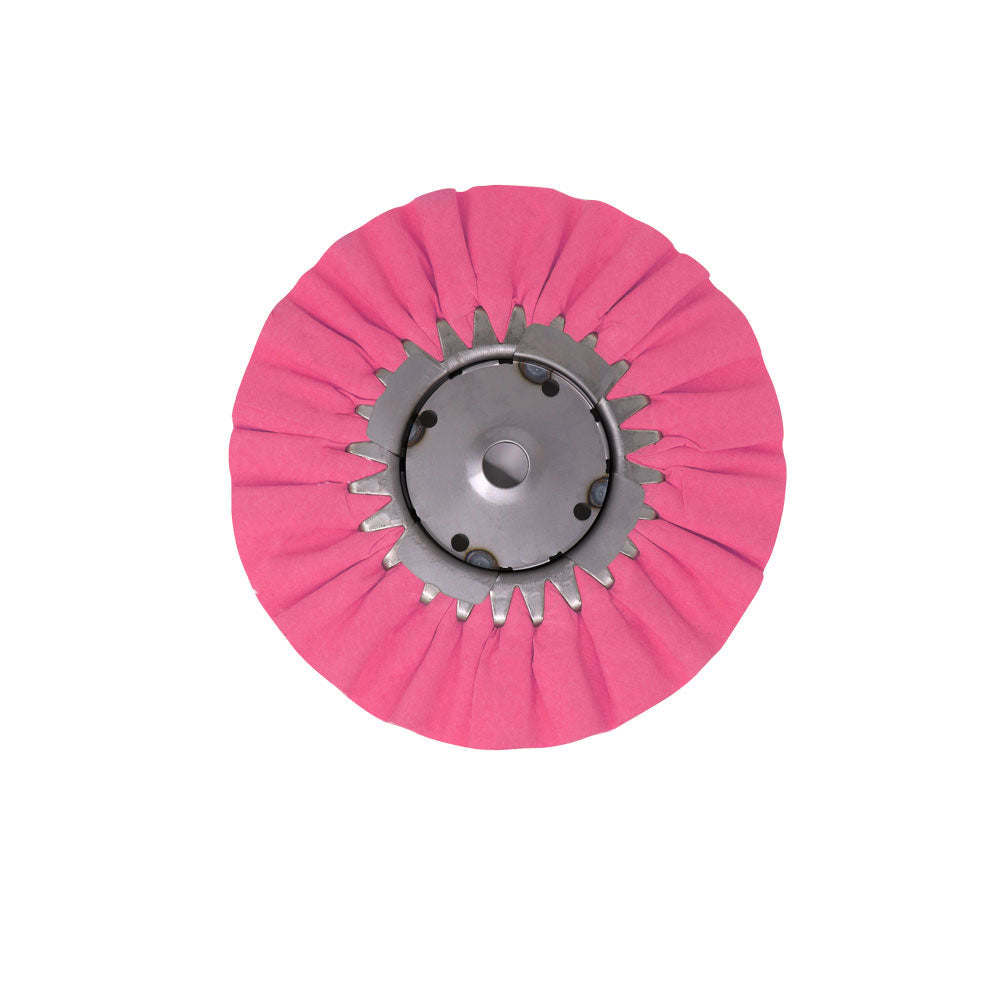 Renegade Products USA Pink Airway Buffing Wheel with Center Plate - Professional Buffing Tool for Precise Polishing and Finishing