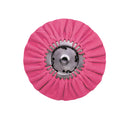 Case Pack of 5 Airway Buffing Wheels for metal polishing, specifically designed for aluminum and stainless steel.