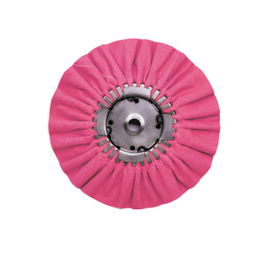 Case Pack of 5 Airway Buffing Wheels for metal polishing, specifically designed for aluminum and stainless steel.